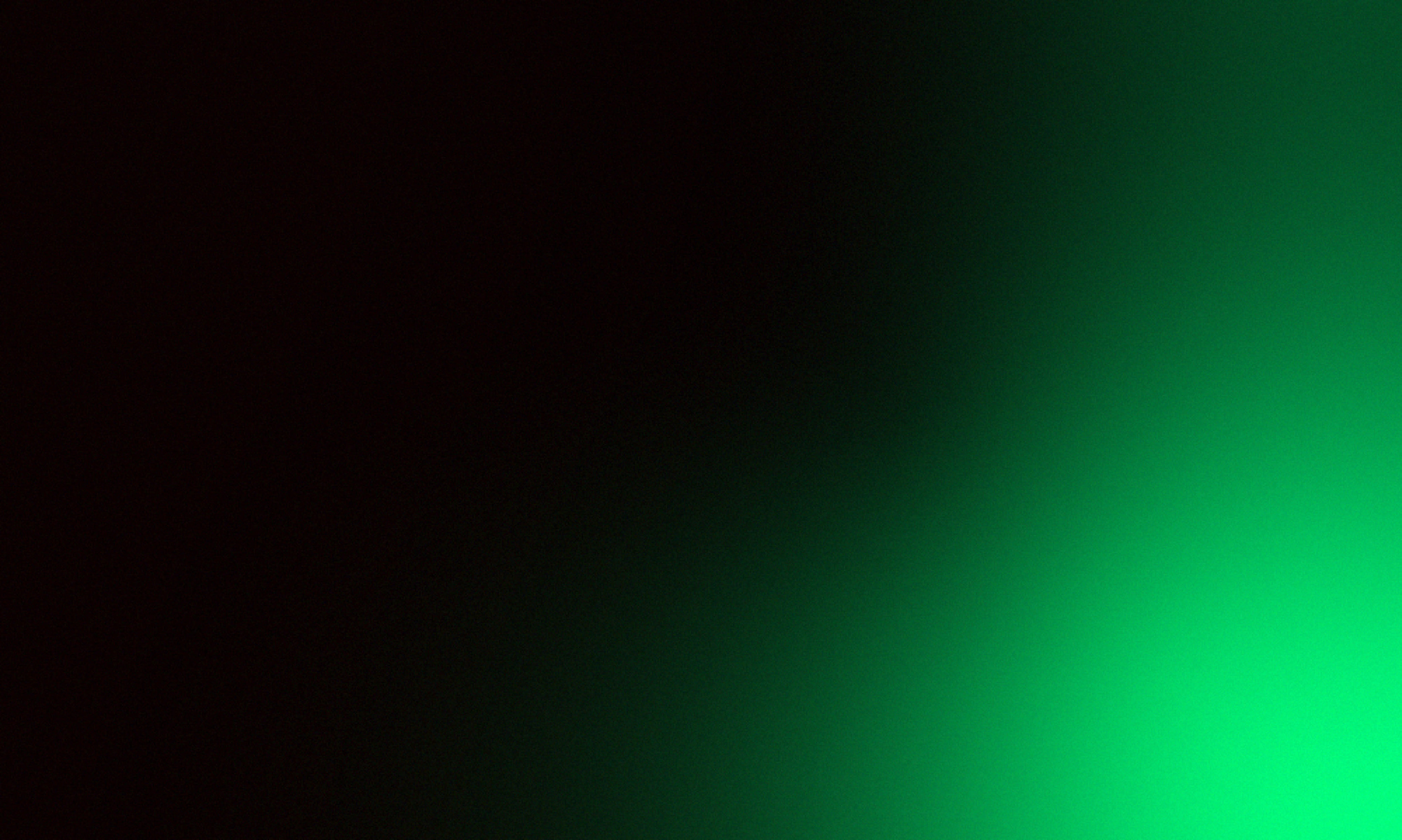 Green and Black Background Gradient