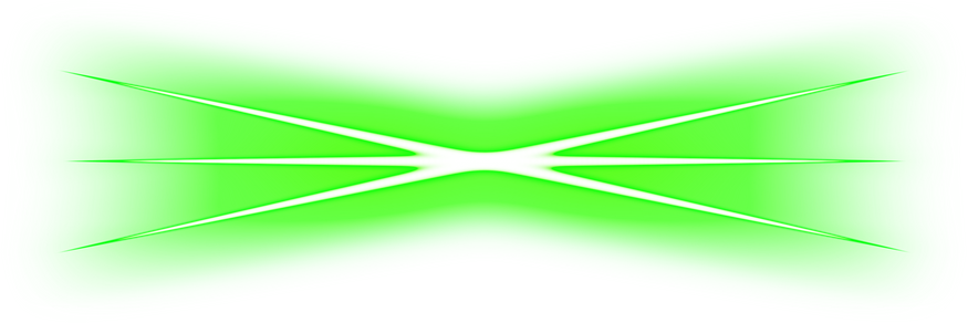 Glowing Green Lens Flare